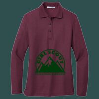 Women's Silk Touch Long Sleeve Polo Thumbnail