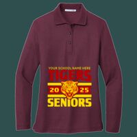 Women's Silk Touch Long Sleeve Polo Thumbnail