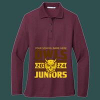 Women's Silk Touch Long Sleeve Polo Thumbnail