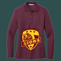 Women's Silk Touch Long Sleeve Polo Thumbnail