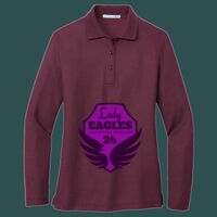 Women's Silk Touch Long Sleeve Polo Thumbnail