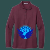 Women's Silk Touch Long Sleeve Polo Thumbnail