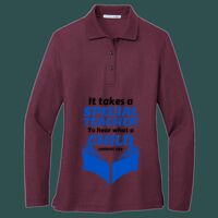 Women's Silk Touch Long Sleeve Polo Thumbnail