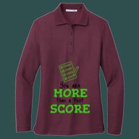 Women's Silk Touch Long Sleeve Polo Thumbnail