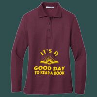 Women's Silk Touch Long Sleeve Polo Thumbnail