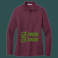 Women's Silk Touch Long Sleeve Polo Thumbnail