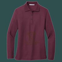 Women's Silk Touch Long Sleeve Polo Thumbnail