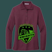 Women's Silk Touch Long Sleeve Polo Thumbnail
