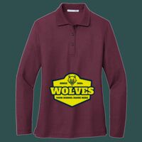 Women's Silk Touch Long Sleeve Polo Thumbnail