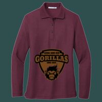 Women's Silk Touch Long Sleeve Polo Thumbnail