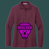 Women's Silk Touch Long Sleeve Polo Thumbnail