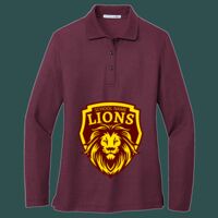 Women's Silk Touch Long Sleeve Polo Thumbnail