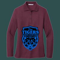 Women's Silk Touch Long Sleeve Polo Thumbnail