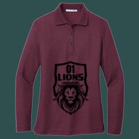 Women's Silk Touch Long Sleeve Polo Thumbnail