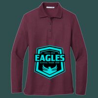 Women's Silk Touch Long Sleeve Polo Thumbnail