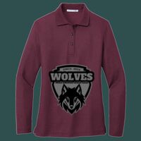 Women's Silk Touch Long Sleeve Polo Thumbnail