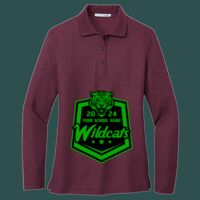 Women's Silk Touch Long Sleeve Polo Thumbnail