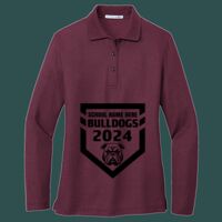 Women's Silk Touch Long Sleeve Polo Thumbnail