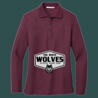 Women's Silk Touch Long Sleeve Polo Thumbnail