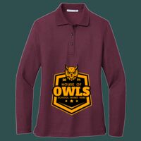 Women's Silk Touch Long Sleeve Polo Thumbnail