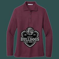 Women's Silk Touch Long Sleeve Polo Thumbnail