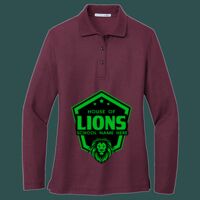 Women's Silk Touch Long Sleeve Polo Thumbnail