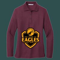 Women's Silk Touch Long Sleeve Polo Thumbnail
