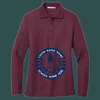 Women's Silk Touch Long Sleeve Polo Thumbnail