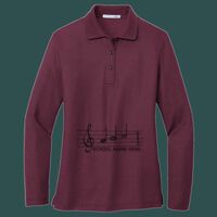 Women's Silk Touch Long Sleeve Polo Thumbnail