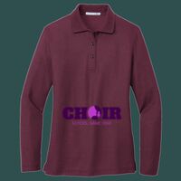 Women's Silk Touch Long Sleeve Polo Thumbnail
