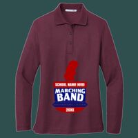 Women's Silk Touch Long Sleeve Polo Thumbnail