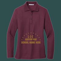 Women's Silk Touch Long Sleeve Polo Thumbnail