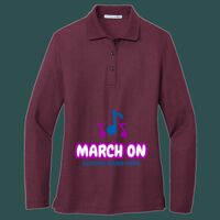 Women's Silk Touch Long Sleeve Polo Thumbnail
