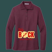 Women's Silk Touch Long Sleeve Polo Thumbnail
