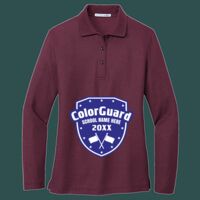 Women's Silk Touch Long Sleeve Polo Thumbnail