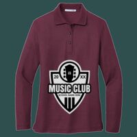 Women's Silk Touch Long Sleeve Polo Thumbnail