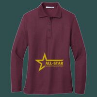 Women's Silk Touch Long Sleeve Polo Thumbnail