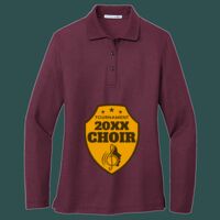 Women's Silk Touch Long Sleeve Polo Thumbnail