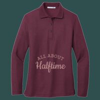 Women's Silk Touch Long Sleeve Polo Thumbnail