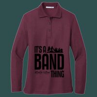 Women's Silk Touch Long Sleeve Polo Thumbnail