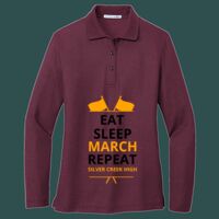 Women's Silk Touch Long Sleeve Polo Thumbnail