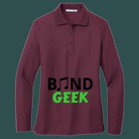 Women's Silk Touch Long Sleeve Polo Thumbnail