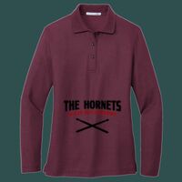 Women's Silk Touch Long Sleeve Polo Thumbnail