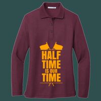 Women's Silk Touch Long Sleeve Polo Thumbnail