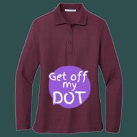 Women's Silk Touch Long Sleeve Polo Thumbnail