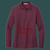 Women's Silk Touch Long Sleeve Polo Thumbnail