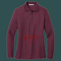 Women's Silk Touch Long Sleeve Polo Thumbnail
