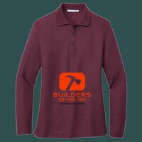 Women's Silk Touch Long Sleeve Polo Thumbnail