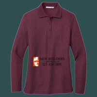 Women's Silk Touch Long Sleeve Polo Thumbnail