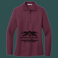 Women's Silk Touch Long Sleeve Polo Thumbnail